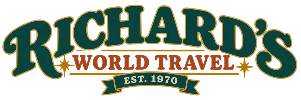 Richard’s World Travel. Est. 1970.